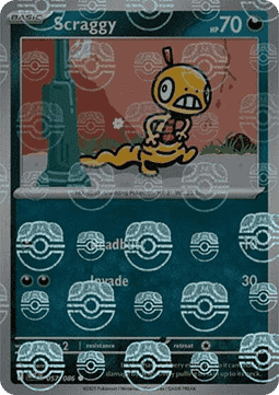 Scraggy (Master Ball Reverse)