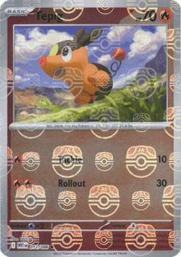 Tepig (Master Ball Reverse)