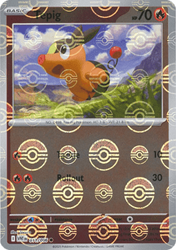 Tepig (Poké Ball Reverse)