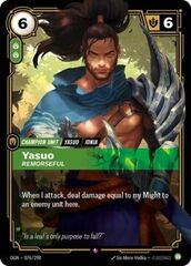 Yasuo, Remorseful