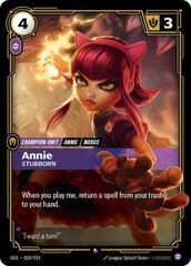 Annie, Stubborn