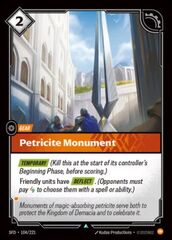 Petricite Monument