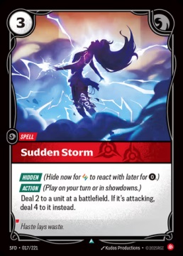 Sudden Storm