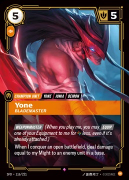 Yone, Blademaster