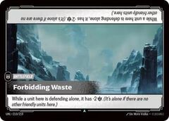 Forbidding Waste