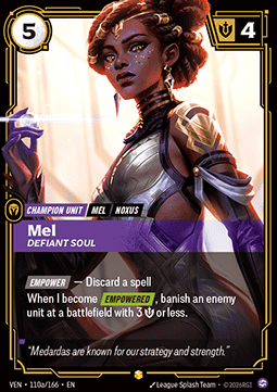 Mel, Defiant Soul