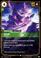 Akali, Silent