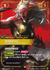 Ambessa, Respected and Feared