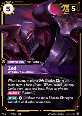 Zed, Without a Sound