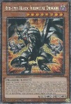 Drago Metallico Pieno Nero Occhi Rossi