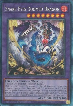 Drago Condannato Occhi di Serpente