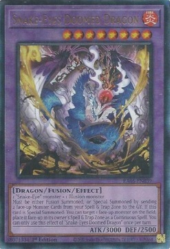 Drago Condannato Occhi di Serpente