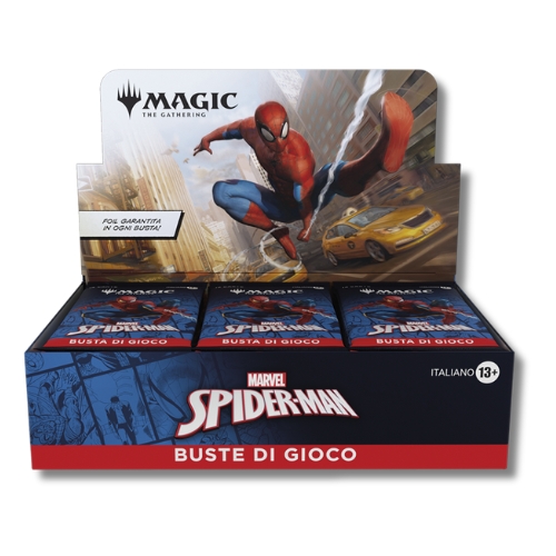 prodotti-magic-box-buste: Marvel's Spider-Man Box di buste di gioco - MTG