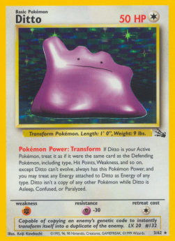 Pokemon: Fossil Ditto (Holo)