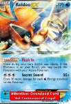 Keldeo EX (Oversized)