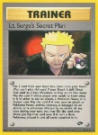 Lt. Surge's Secret Plan