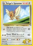 Lt. Surge's Spearow 