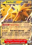 Zapdos ex (Oversized)