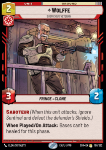 Wolffe, Suspicious Veteran