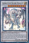 Drago Argento Occhi Azzurri (V.1 - Ultra Rare)