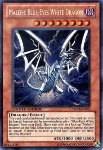 Drago Bianco Occhi Blu Maligno