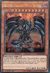 Drago Metallico Oscuro Occhi Rossi