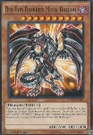 Drago Metallico Oscuro Occhi Rossi