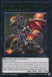 Drago Metallico Fiamma Occhi Rossi
