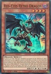 Drago Retro Occhi Rossi